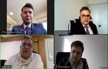 H.E. Ambasador Raj Kumar Srivastava participated in the first virtual conversation between FER of University of Zagreb and IIT Gandhinagar. This would result into a very broad based education and research cooperation between two world class institutions bringing India & Croatia closer