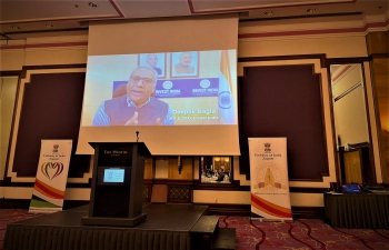 The Embassy of India, Zagreb organized a Brainstorming session to strengthen India-Croatia Business & Innovation partnership with distinguished Croatian entrepreneurs. A video message from Mr. Deepak Bagla from Invest India set the tone for a session full of ideas about opportunities for Croatia in #NewIndia’s journey towards #India@75