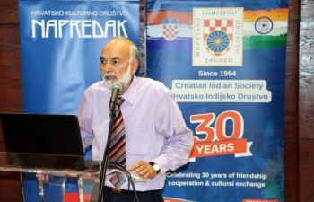 The Croatian-Indian Society celebrated its 30th anniversary, and one of the important pillars in the creation of programs, topics and guests, and the host of numerous events, was Napredak Cultural Center in Zagreb.