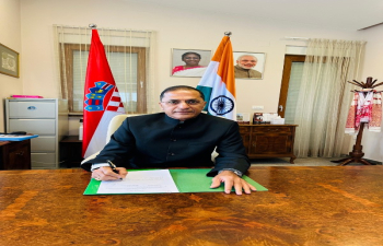 Mr. Arun Goel assumed charge as Ambassador of India to the Republic of Croatia on 3rd October, 2024 at the Embassy of India to Croatia. 